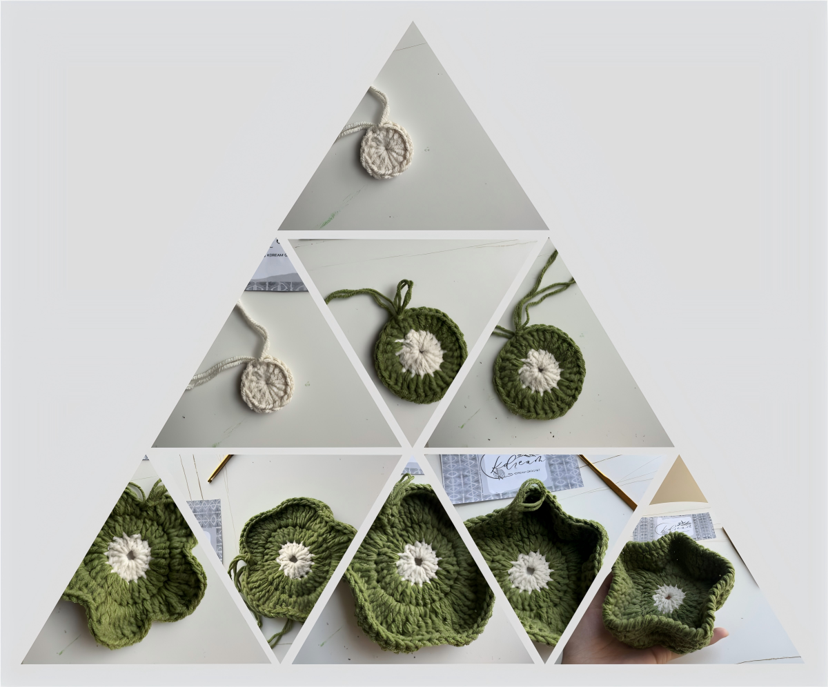 Star-Shaped Crochet Storage Basket Crochet Pattern PDF